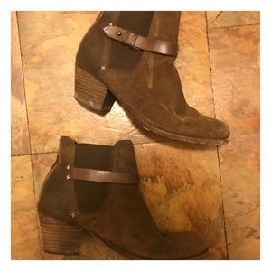 RAG & BONE Suede Brown Booties